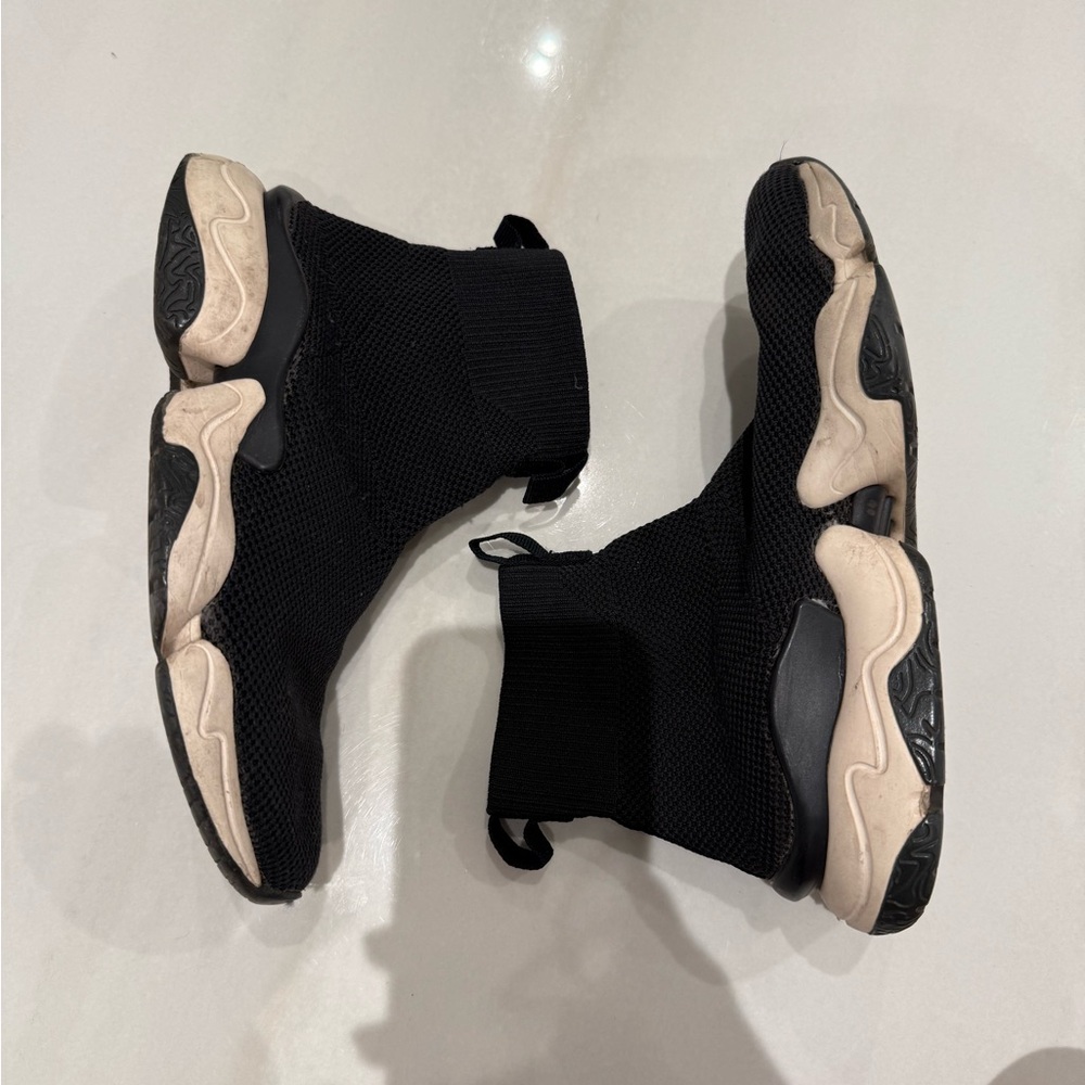Zara girls high top sock sneakers